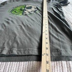 5.11 Tactical Mens Gray Graphic T-Shirt Skull Smiley Face Don’t Worry Be Ready L