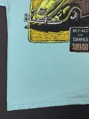 Rare Vintage 90s End Of Summer Surfari Beetle Beach Surf Nature XL Tee Art