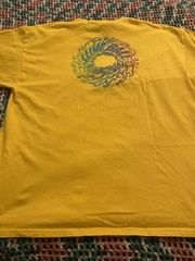 Vintage NHS Slime Ball Skateboards Yellow T Shirt Sz 2XL (25.5in W X 30in L) Y2K