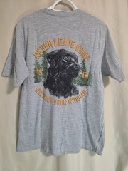 Men’s Grey Short Sleeve T-Shirt By Cabelas Never Leave Home Without Your Wingman