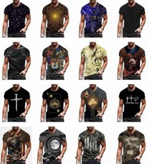 T Shirt Men Streetwear Black Short Sleeve Casual Novelty T-Shirts Tee Silky Soft