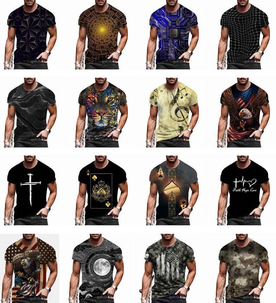 T Shirt Men Streetwear Black Short Sleeve Casual Novelty T-Shirts Tee Silky Soft