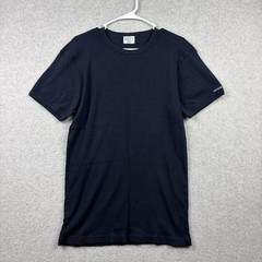 Polo Ralph Lauren Shirt Mens XL Navy Blue Ribbed Combed Cotton Short Sleeve Tee