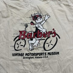 Vintage Jerzees Barber’s Vintage Motorsports Museum Shirt 2X Birmingham Alabama