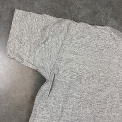 Vintage School T Shirt Mens Large Gray Faded Single 90s USA Preowned