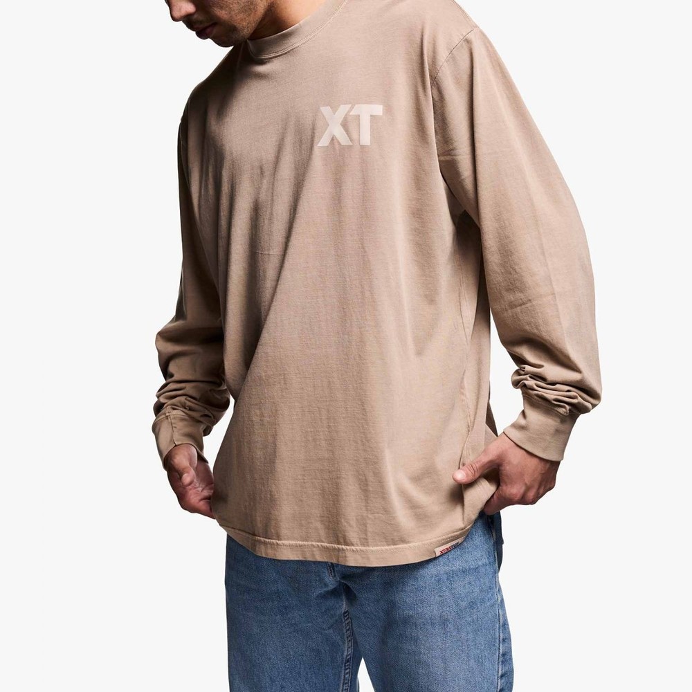 XTRATUF Men’s Long Sleeve Tee Silver Mink – XALS900, Silver Mink