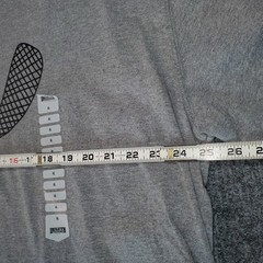 Duluth Trading Co Beaver Graphic Longtail T Shirt Gray XL 100% Cotton NWT