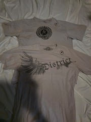 District Clothing Co Hand Made Limited Edition Graphic T-Shirt Bundle Lot 2 Larg