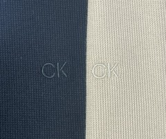 Calvin Klein Men’s Lot of 2 Size LARGE Black & Tan Waffle Tees NWT