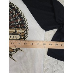 Stone Temple Pilots 2011 Concert Tour Raglan Baseball Tee Mens Small Black White