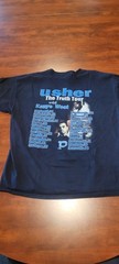 VINTAGE 2004 Usher & Kanye West “The Truth Tour” T-Shirt Large RARE VARIATION