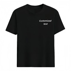 Custom Adult T-Shirt – Front & Back Print with Your Image – Personalized Design
