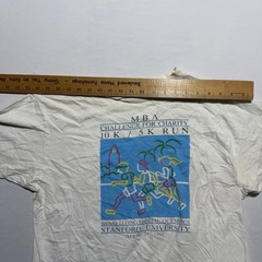 Vintage 1991 Stanford MBA Charity Run Tee General Mills Special Olympics XL
