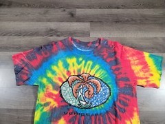 Vintage 90s Venice Beach Florida Shirt Medium Tie Dye Wild Oats Resort Tourist
