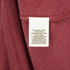 Roundtree & Yorke Men’s Short-Sleeve Shirt L Red Crew Soft-Washed NWT