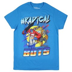 Transformers Men’s #Radical Bots More Then Meets The Eye Graphic T-Shirt