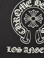 Chrome Hearts Los Angeles Horseshoe Pocket Tee Black Size Medium Made In USA