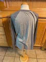 NWOT Shein Men’s Medium Long Sleeve Grey Tee T-Shirt Classic Casual Everyday