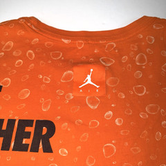 Jumpman T-Shirt Nike Air Jordan Gatorade Men’s Size Medium Orange “Be Like Mike”