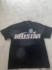 Hellstar Men’s M Black/Gray Graphic Logo Crew Neck Short Sleeve T-Shirt
