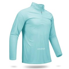 T-shirts Men’s 1/4 Long Sleeve T Shirts Fishing Hiking Tee Shirts Pullover Tops
