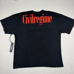 Civil Regime x WWE Stone Cold Steve Austin F**k Fear Oversized Tee Black Large