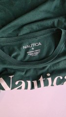 Nautica Men’s Yacht Club Green Graphic Crew Neck Short Sleeve T-Shirt XL