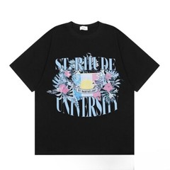 43STYLE RHUDE Men High Quality Leisure Cotton Short Sleeve Polo T-Shirt S-2XL