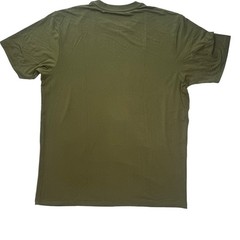 Ekkovision Mens T-Shirt Olive Green Short Sleeve Crew Neck Size XXL Athletic Tee