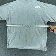 Pro Club Heavyweight T-Shirt Mens 2XL Gray Blank Crew Neck Streetwear