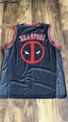 Marvel Deadpool Black Men’s Size Large Active Sleeveless Tank Top