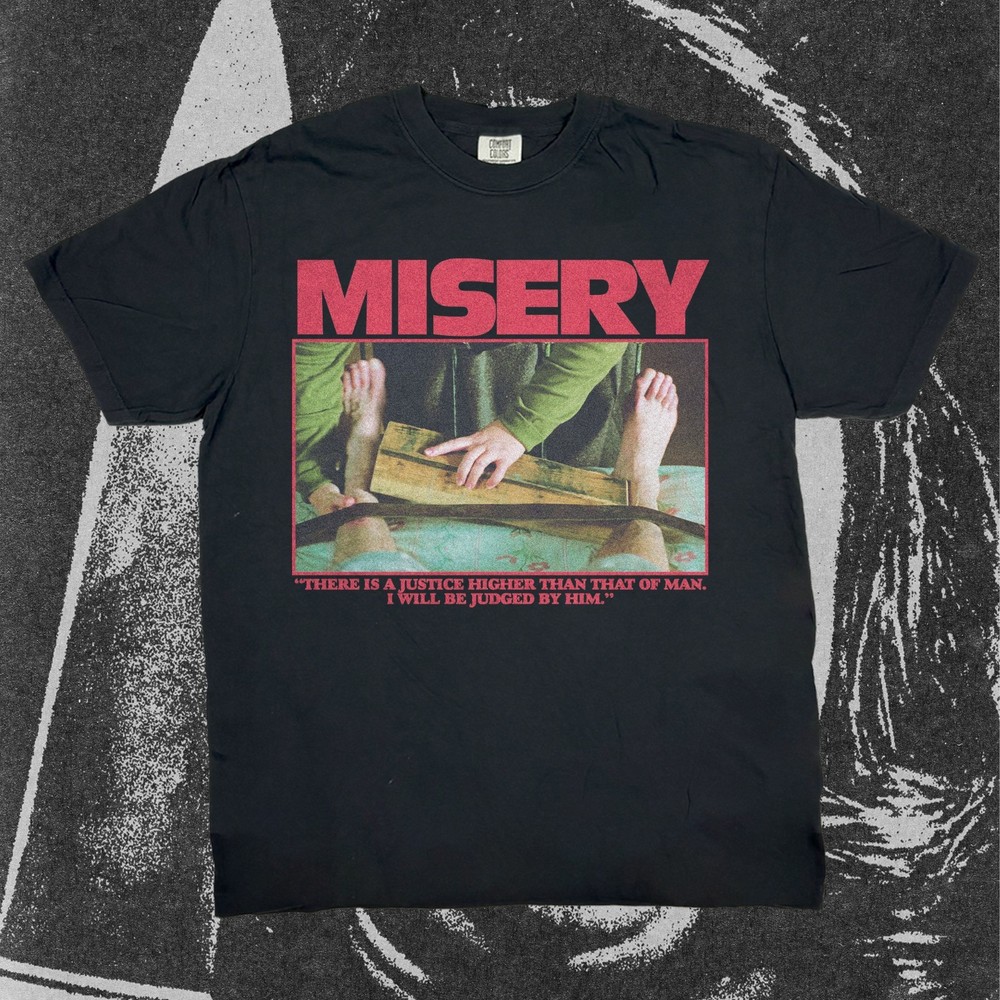 Misery 1990 Movie Tee Unisex Short Sleeve Shirt S-5XL