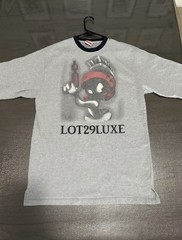 Vintage Lot 29 Marvin The Martian Looney Tunes Luxe Y2K Gray Men’s Size M