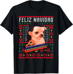 Los Temerarios Dog Merry Christmas Gift For Family Unisex T-Shirt