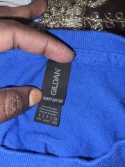 Gildan Ultra Cotton Royal Blue Crew Neck Size S