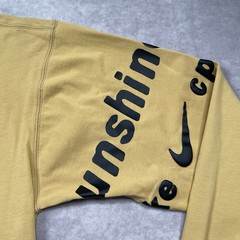 Nike CPFM Cactus Plant Flea Market Shirt Men Small Mustard Just Do It Air CI5369