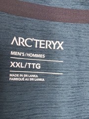 Arcteryx Shirt Mens XXL Teal Performance Base Layer Active Hiking Lightweight