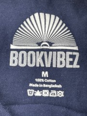 Bookvibez – I Buy Books Like I’m Immortal Short Sleeve Blue T-Shirt Size MEDIUM