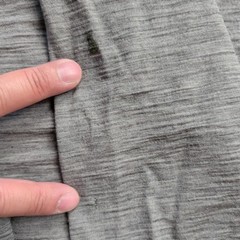 Icebreaker Shirt Mens XXL Gray Merino Wool Long Sleeve Crew Thermal Base Layer