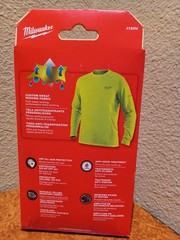Milwaukee Workskin Lightweight Performance Shirt – Long Sleeve – Hi Vis Yellow L