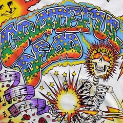 Grateful Dead Summer Tour 92 Tie-Dye T-Shirt Liquid Blue