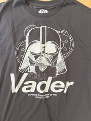 Star Wars Mad Engine Graphic Darth Vader Sleeveless T-shirt Dark Gray Small NWOT