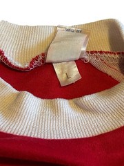 Vintage 70s 80s Yamaha Racing USA Motorcycle Motocross Jersey Red Spellout Large