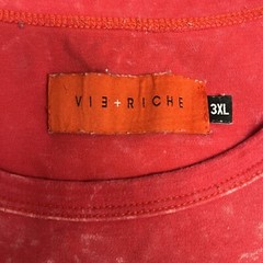 Vie + Riche Paris Men’s T-Shirt Stonewashed Crystals Super 24 EXP Film Kodak 3XL