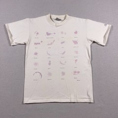 Vtg Wine Stain T Shirt Mens Medium Heavyweight Ivory Single Stitch MINC USA 90s