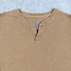 George Long Sleeve Insulating Pullover Shirt Fits Men’s Size XL/XG (46-48) Brown