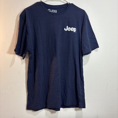 Officially Licensed JEDCO Jeep Graphic T-shirt, Back Hit,Large Navy 826
