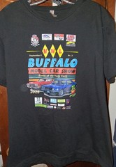 NNL Buffalo Model Car Show 2024 Commemorative Tee shirt Medium – 3X Large