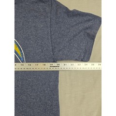 NFL Team Apparel Los Angeles Chargers Mens Medium Blue Heather Graphic T-Shirt