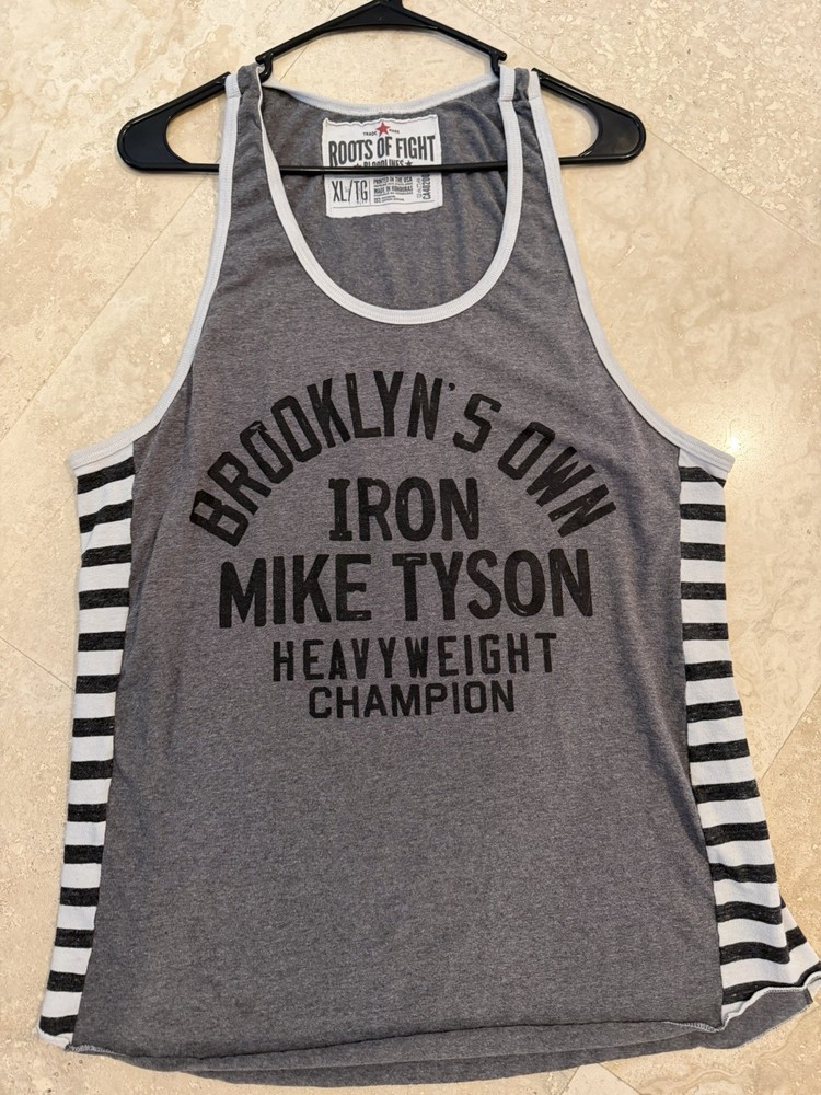 RARE Roots of Fight – Brooklyn’s Own Iron Mike Tyson Tank Top (XL)